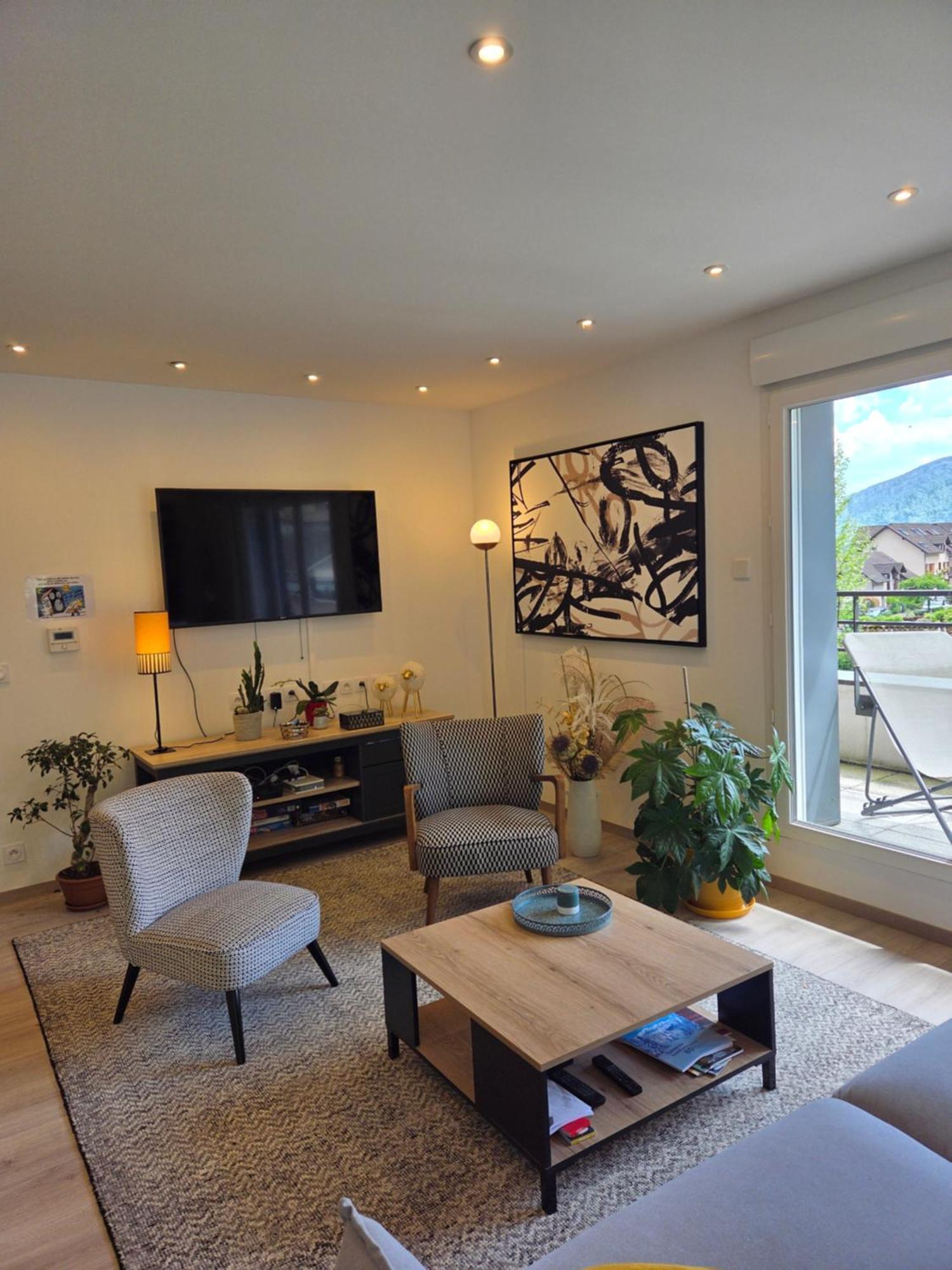 Entre Lac Et Montagne - T4 Centre Sevrier Lac D'Annecy מראה חיצוני תמונה